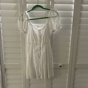 BP White Eyelet Top